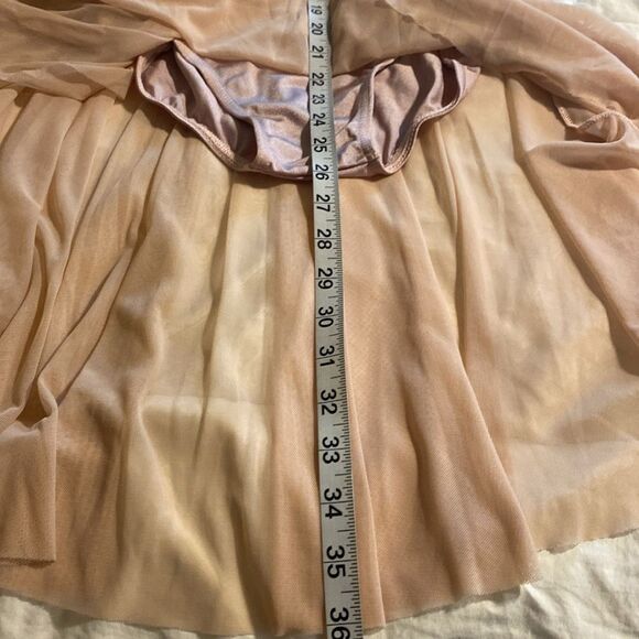 WEISSMAN Dance Costume lyrical blush pink leotard dress I REST 10935 LC child - Picture 8 of 12